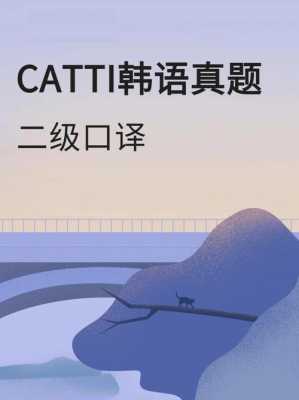 二级catti口译真题（catti二级口译综合真题）-图1